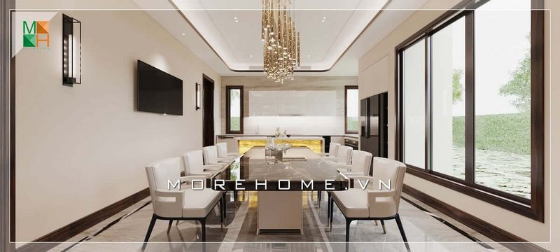 Bí quyết 21 mẫu trang trí nội thất bàn ăn phù hợp đem tới sự tiện nghi và ấn tượng cho không gian phòng ăn